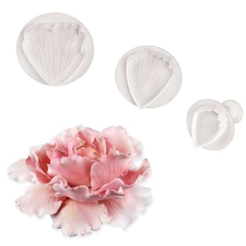 Peony Flower Plunger Cutters - Click Image to Close